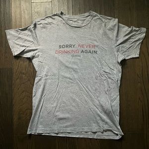 Travis Matthew, grey graphic t-shirt, size Large, NEW